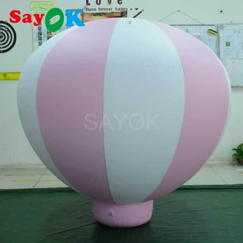 1,5 m(5 ft) PVC jumătate de balon cu aer cald gonflabile agățat baloane pentru petrecere copil de dus/aniversare pentru copii/grădiniță/eveniment/spectacol/expoziție