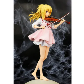 23cm ÎN APRILIE Acțiune Ffigure Muzician PVC Jucarii Model Kawaii Kaori Miyazono Vioara Figura de Colectie Model de Jucărie Copil Cadou