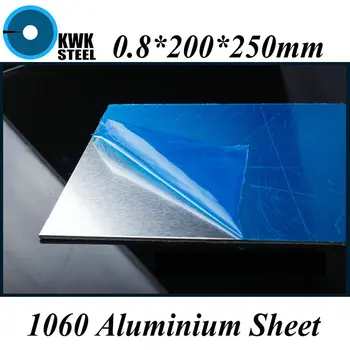 0.8*200*250mm Aluminiu 1060 Foaie din Aluminiu Pur, Placă de Material DIY Transport Gratuit