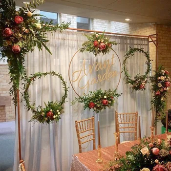 1/2set de flori arc inel florile de nunta de decorare flori artificiale Cerc cadru titular cununa casa decor de Crăciun