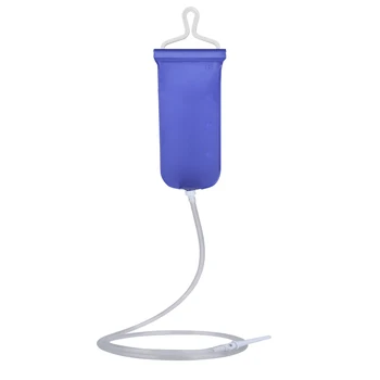 1.6 L 2L Pliabil Sac Clisma Kit Silicon Anal Vaginul Duș Irigarea de Colon Duza de Curățare Igienă Feminină de Spălare de Îngrijire a Sănătății
