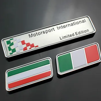 1 BUC 3D Italia Motorsport International Limited Edition masina emblema pavilion Italian fender masina autocolante decorare Auto Styling