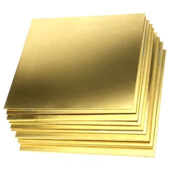 1 buc 3x50x50mm Alamă Sheet CuZn40 CW509N C28000 C3712 H62 Personalizate, Benzi de Aur Film Sârmă de Alamă Folie Placa de Luare de Bijuterii DIY