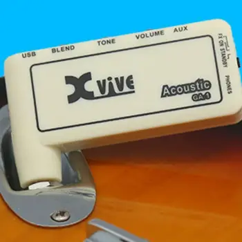 1 buc Chitara Plug Mini Portabil de Reîncărcare Elec Amplificator pentru Căști Amplificator Acustic/ Rock/ Metal/ Întârziere/ Chitara Partea Accesorii