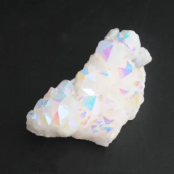 1 BUC de Înaltă Calitate de Cristal Minerale Naturale prin Galvanizare Aura Angel Clare Qcuartz Cluster de Cristal Pentru Decor Acasă