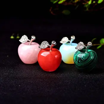 1 BUC piatra naturala de cristal de cuart roz apple decorative cristal de cuarț natural de vindecare Gem modern decor acasă de Crăciun Gifi