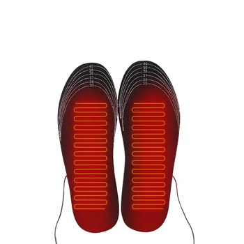 1 Pereche USB Încălzit Tălpi Picior de Încălzire Pad Picioarele Calde Ciorap Pad Mat de Iarnă Sport în aer liber, Încălzire Tălpi de Pantofi Cald Iarna