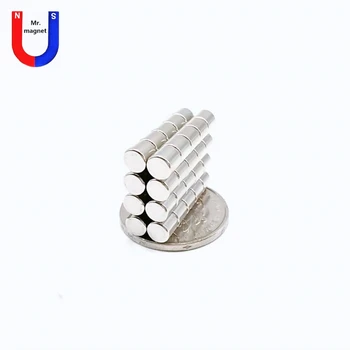1000pcs 5mm x 5mm Puternic Rotunde Cilindrul Neodim Industriale Magnet 5*5 N35 NOI 5x5 Arta Ambarcațiunile de Conexiune 5x5