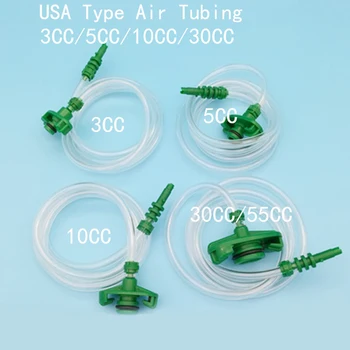 100cm Transpatent Plastic USA de Aer de Tip Tub 3CC 5 ML 10 ML 30CC Lipici Dozator Seringă Adaptor Conector