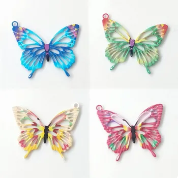 10buc/Set Cupru Fluture Farmecul se Potrivesc Brățară Colier Cercei Pandantive, Accesorii Pentru Bijuterii DIY Face Constatări
