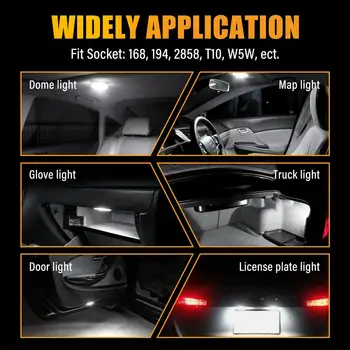 10x T10 W5W Becuri LED pentru BMW E90 E60 E39 E91 E92 F10 E36 F30 E46 F20 Mini Cooper R56 X5 E53 Auto Interior plafoniera Lampă Portbagaj