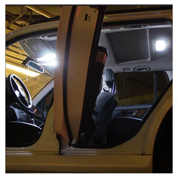12 Becuri LED Alb Masina de Cupola de Lumina Plafon Interior Kit potrivit Pentru Perioada 2006-2009 2010 2011 Hyundai Azera Ușă Portbagaj Lampa plăcuței de Înmatriculare