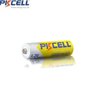 12pcs PKCELL AA NiMH Reîncărcabilă Baterie 1300mAh 1.2 V Ni-MH 2A Acumulator Baterie Baterii+3 buc AA/AAA Baterie Titularul Cutii