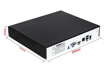 12V 5A Panou de Argint Hi3536C XMeye Audio 4K H. 265+ 32CH 32 Canal de 8mp de Detectare a Feței Max 8TB SATA IP Onvif WIFI CCTV DVR NVR
