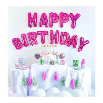13pcs/lot 16inch Slim Scrisoare Balon Multicolor Alfabetul Baloane Folie Happy Birthday Party Globos Baloes cu acces gratuit la consumabile