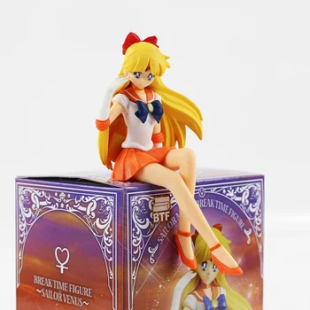 13~15cm Anime Pauza Figura Sailor Moon Mercur, Marte, Venus, Jupiter figurina Jucarie PVC Model de Păpuși Mare Cadou