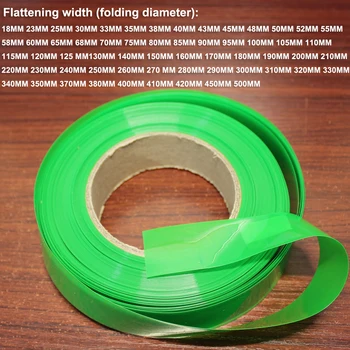 1kg Verde Transparent Baterie de Caldura din PVC contractibil Psihiatru Încapsulare Film Baterie DIY Piele Izolație