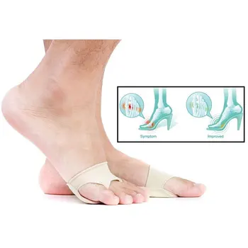 1Pair Silicon Tampoane picior din Față cu toc Înalt prim-Plan Jos tălpile Protectori Spic Toe capace Capace Tampoane Degetul Separarea Șosete