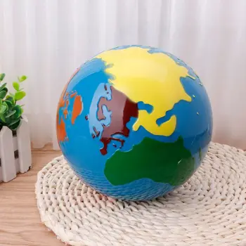 1Set Montessori Geografie Material Glob De Piese din Lumea Copii de Învățare Timpurie Jucărie