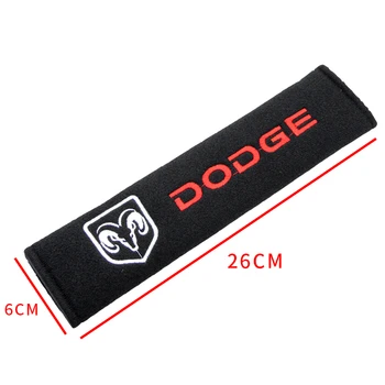 2 buc Accesorii Auto Centurile de siguranță Acoperi Logo-ul pentru Dodge Challenger RAM 1500 Încărcător Avenger Calibru Nitro Perna Centura de Siguranță