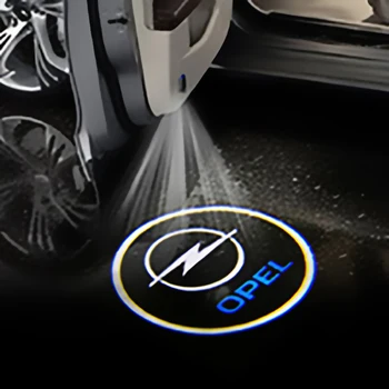 2 buc LED-uri Auto Ușa bun venit Insigna de Lumină pentru Opel Astra H, G, J, Insignia, Mokka, Zafira Corsa Vectra C D Accesorii Auto Auto Gadget-uri