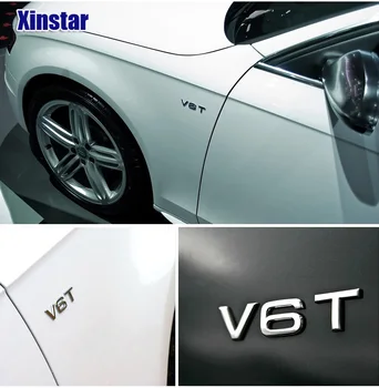 2 buc/lot ABS Sline V6T V8T V10 mașină de partea corpului decor emblema autocolant pentru Audi A1 A3 A4 A5 A6 A7 A8 S1 S3 S4 S5 S6 S7 TT RS S