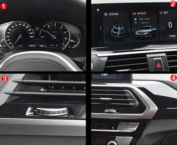 2011-2020 Invizibil Centru Consola Schimbătorului de Viteze Tapiterie Interior TPU Film de Protecție Autocolant pentru BMW X3 X4 G01 G02 Accesorii
