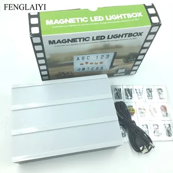 2018 Neswest A4 A5 A6 Dimensiune Led Lumina de Noapte Cutie LED Light Cinema Cutie Cinematografică Lightbox Lumina de Noapte Lampa DIY Litere Combinație