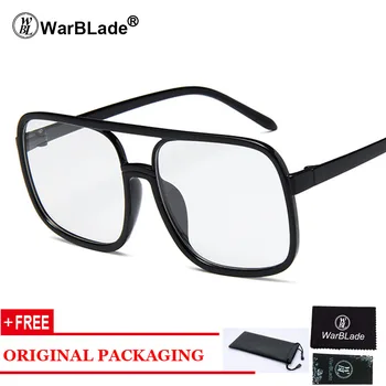 2018 Noi, Supradimensionate, ochelari de Soare Femei Barbati Brand de Lux Designer de Ochelari de Soare Famale Retro Pătrat Ochelari de Soare UV400 Oculos De Sol
