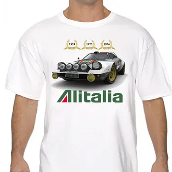2019 Moda Raliu Curse auto Italian fanii Stratos HF Grup 4T Tricou Alb sau Gri tricou