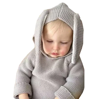 2019 Primăvară Fete Baieti Pulover 3D Iepure Pulover Copii Fete Pulover Tricotate Pulovere Fete pentru Copii Haine de Brand Fete Pulovere