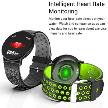 2020 119 Plus Bluetooth Ceas Inteligent Bărbați Tensiunii Arteriale Smartwatch Femei Ceasuri Inteligente, Trupa Sport Tracker Smartband Pentru Android