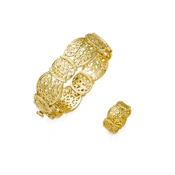 2020 Dec nunta de aur set bijuterii set de bijuterii de moda de cupru de înaltă calitate set de bijuterii