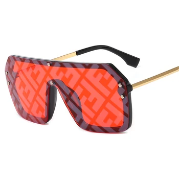2020 Moda Supradimensionat Stil Nituri de Călătorie ochelari de Soare Femei Moderne Vintage Design de Brand Ochelari de Soare Oculos De Sol UV400