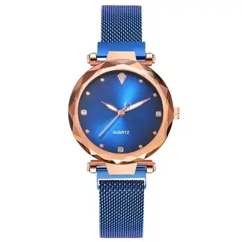 2020 Personalizate Albastru Ceas De Femei De Moda De Lux Cerul Înstelat Magnetic Ceasuri Cuarț Ceas De Mână Cel Mai Frumos Cadou Ceas Relogio Feminino