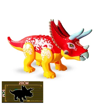 2021 Lumea Animală Lumea Dinozaur Jurassic Park Triceratops, Tyrannosaurus Blocuri Caramizi jucarii si Cadouri