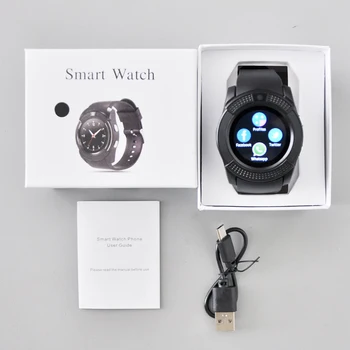2021 Sport Barbati Ceas Inteligent cartela sim android camera rotunjite Răspuns Apel Apel Smartwatch Rata de Inima Tracker de Fitness