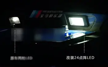 2x Erori LED-uri de LUMINĂ de inmatriculare Pentru BMW E70 X5 E39 E60 E90 F30 F35 F01 F10