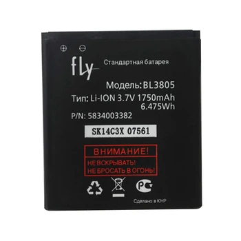 3.7 V 1750mAh 6.475 Wh Telefon de Înlocuire Baterie Li-ion BL3805 pentru Fly IQ4404 IQ4402 BL3805 baterie Telefon + Numărul piesei