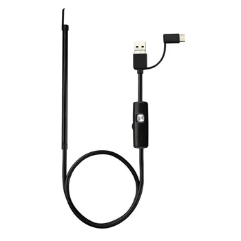 3 In 1 Ureche Lingura Borescope de Curățare Ureche OTG USB Endoscop pentru Telefonul Android PC SN-Fierbinte