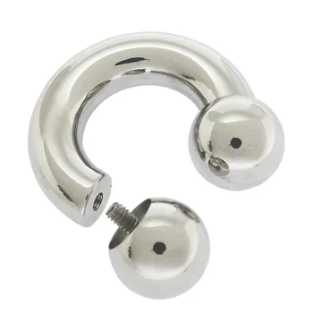 3 mm la 10 mm grosime piercing bijuterii mreana biberon piercing-ul inel din oțel inoxidabil șurub piercing-ul inel inele de titan