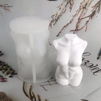 3D Lumânare Mucegai Silicon Mucegai de sex Masculin Și de sex Feminin de Artă de Design Parfum Lumânare a Face Săpun Tort de Ciocolata Decor Instrumente de Copt