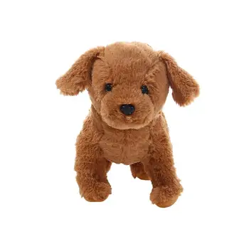 4 Culori de Simulare de Caine Pudel Jucării de Pluș Realist Teddy Câine Drăguț lucrate Manual, Realist Figura Jucărie minunat Câine de Pluș Umplute Anim