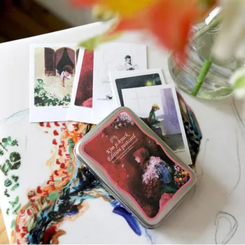 40pcs/mulțime de Basm serie Cutie de tablă felicitari set Mini retro cărți poștale Europene stil Clasic Carduri & Invitații H014