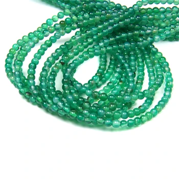 4MM Vrac Naturale Agat verde margele pentru bijuterii a face găsirea brățară colier bijuterie de piatra margele diy Accesorii vrac en-gros