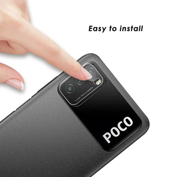 5 Buc aparat de Fotografiat Lentilă Protector de Ecran Pentru Xiaomi Poco M3 X3 NFC Ultra Clear Anti-Zero Carema Obiectiv Protector de Acoperire de Film