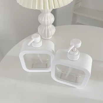 500ML Sticlă de Săpun Baie de Depozitare Sticle de Duș, de unică folosință din Plastic, Detașabil, Sampon Apăsați Flacon Dozator Sapun Lichid