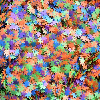 50G de Puzzle Sclipici Metalic Confetti Piese de Puzzle Sclipici Sclipici Puzzle Autism Sclipici piesă de Puzzle sclipici puzzle sclipici
