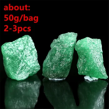 50g Verde Natural de Capsuni Cuarț Piatră prețioasă Minerale-Specimen de pietriș Pietre de cristal Neregulate Reiki de Vindecare