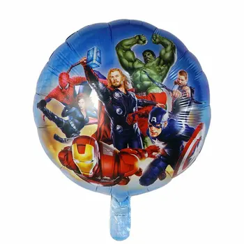 50Pcs de 18 inch Avengers Balon de Folie super-Erou Spider Baloane Om Petrecere de Aniversare Cadouri Decor pentru Copii Ziua de Aer Globos